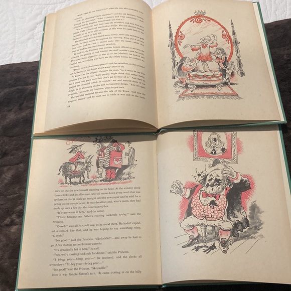 RARE Hans Christian Andersen Tales Book Denmark 1983 Hardcover Vintage - Picture 3 of 3